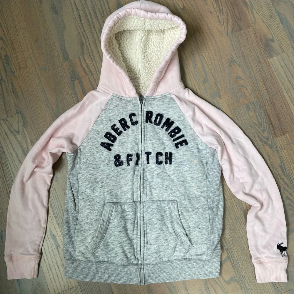 Abercrombie girl hoodie jacket size 15/16 y